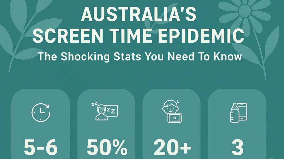 Australians Spend 6 Hours a Day on Screens: But There’s a Way Out